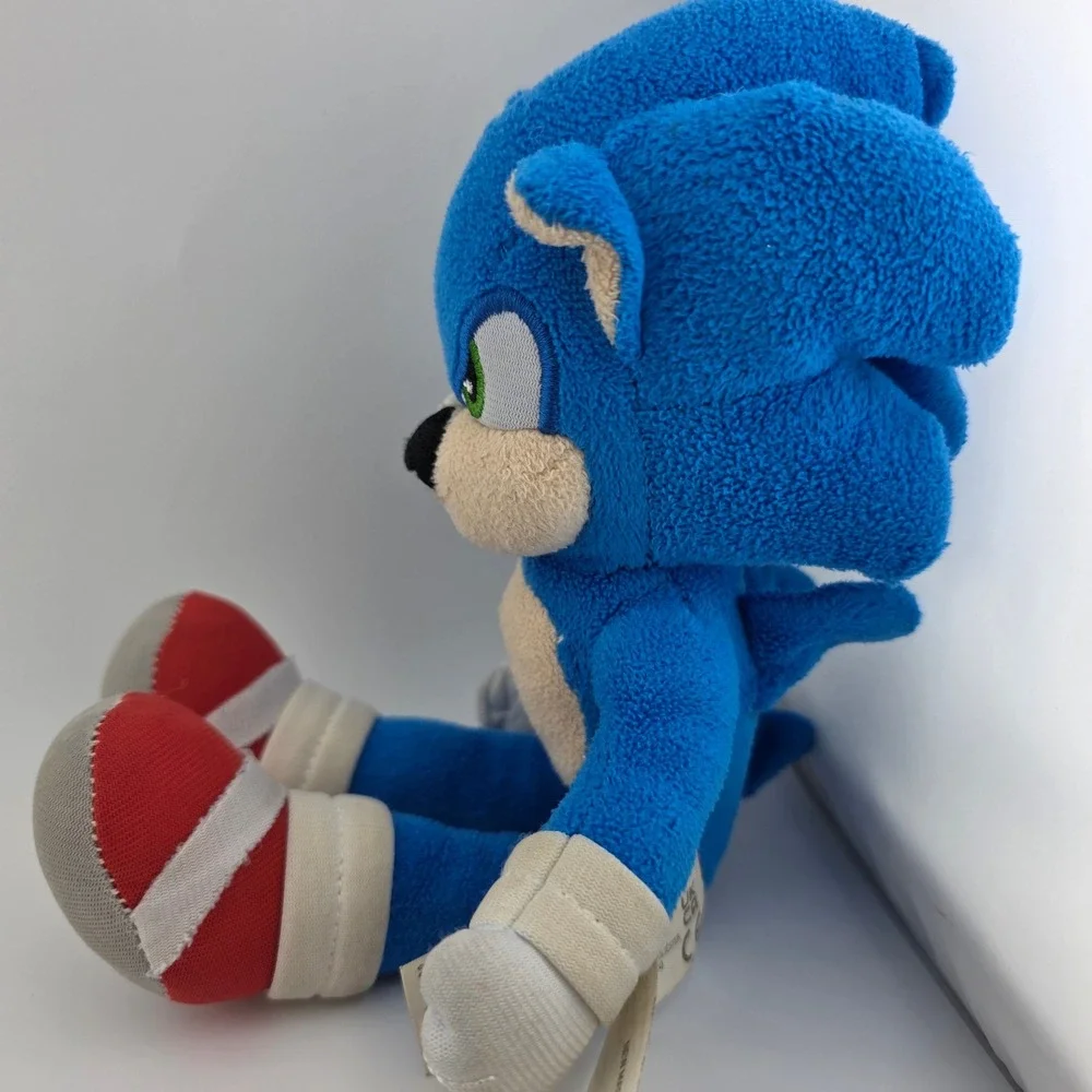 Sonic The Hedgehog 2 Movie Plush‎ Toy Blue Stuffed Animal Kids